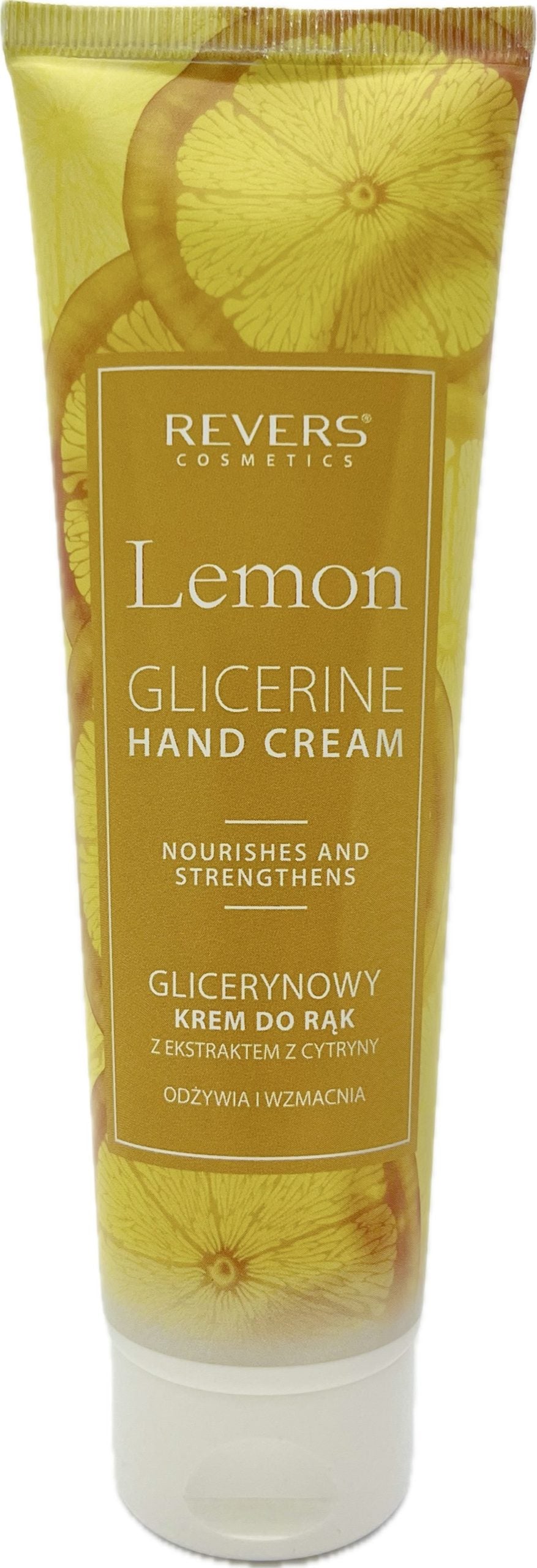 Roku krēms ar glicerīnu un citrona ekstraktu - Revers Cosmetics - Citrons - 125 ml