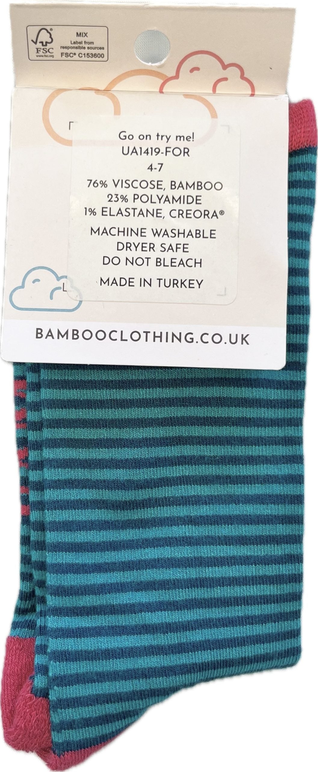 Sieviešu zeķes - Bamboo Clothing - EU 36-39 - UK 4-7