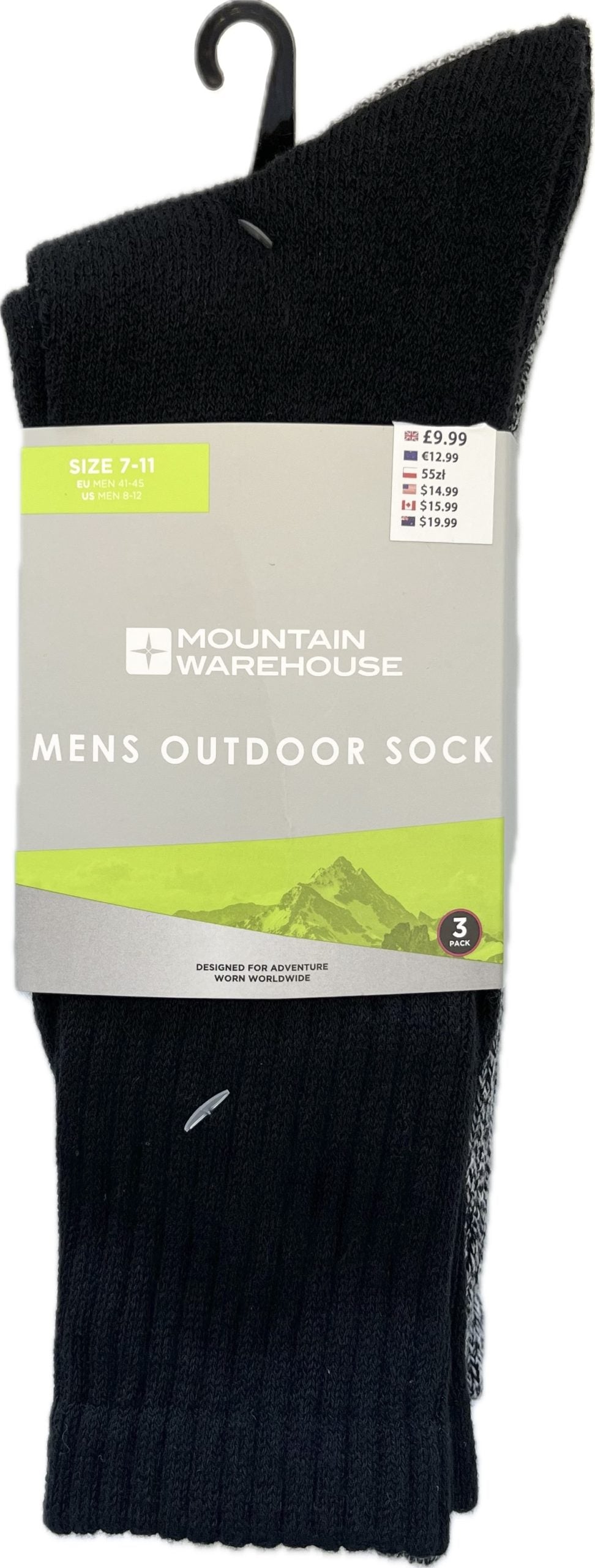 Vīriešu zeķes - Mountain Warehouse - EU 41-45 - UK 7-11 - 3 gb.