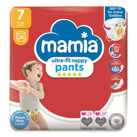 Mamia biksītes 7. izmērs Maxi 17+kg 28gb Iepakojumā