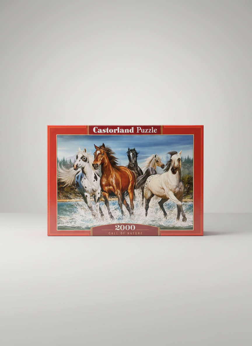 Castorland puzzle with neutral background