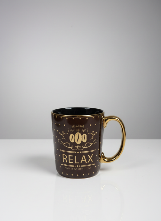 Coffee mug with neutral background