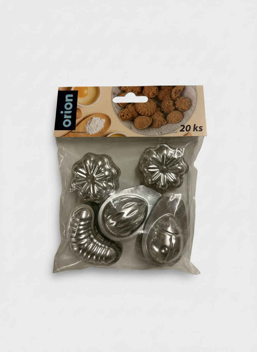 Cookie cutters with neutral background