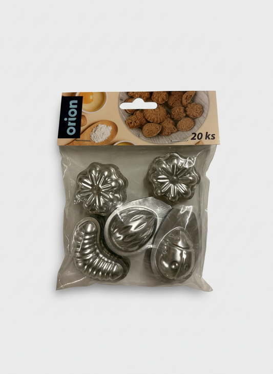 Cookie cutters with neutral background