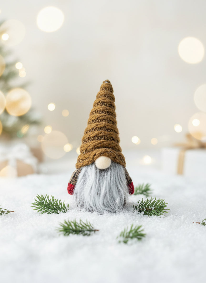 Ziemassvētku dekors Rūķis 17cm