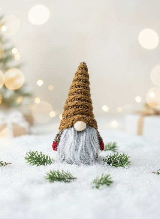 Ziemassvētku dekors Rūķis 17cm