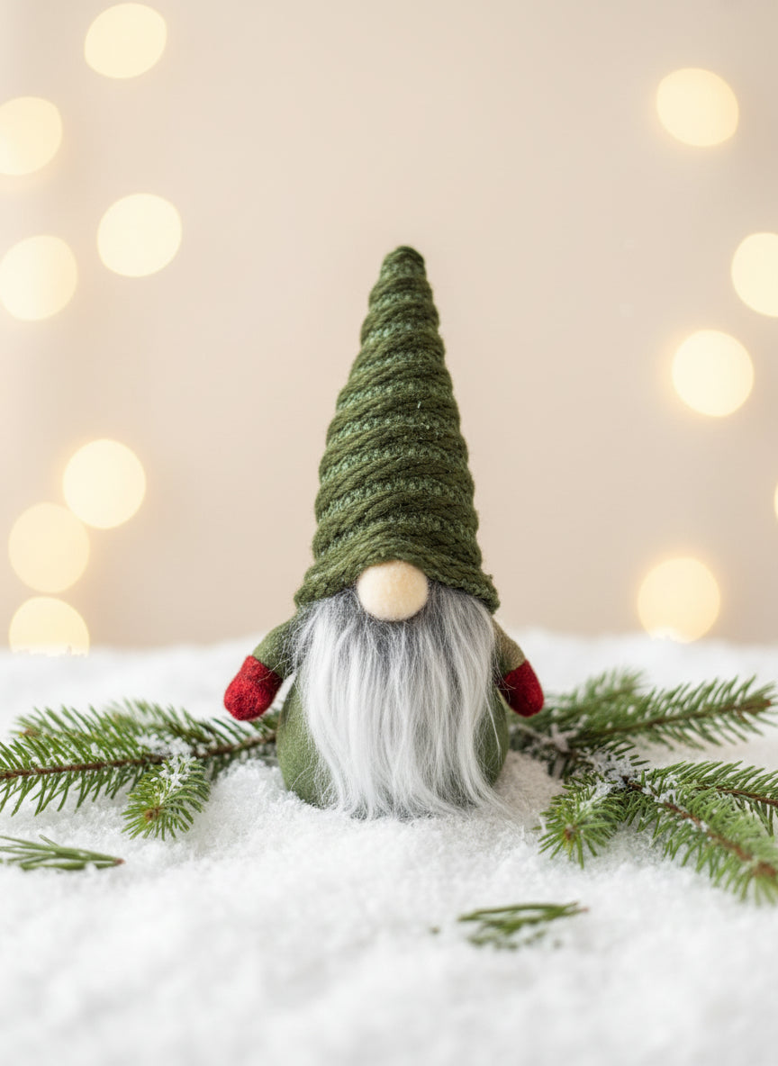 Ziemassvētku dekors Rūķis 17cm