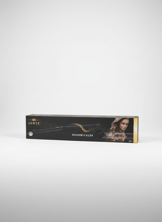 Hair curler with neutral background