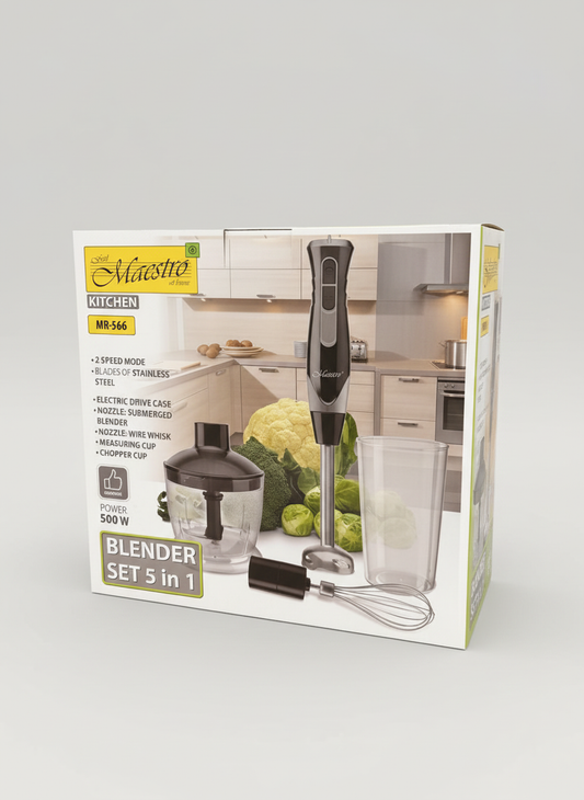 Maestro blender set with neutral background