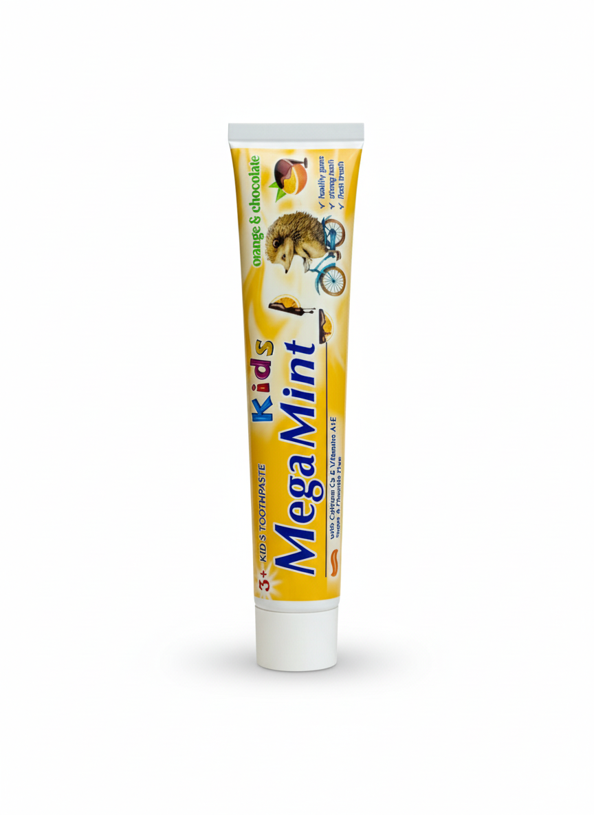 Mega Mint Kids zobu pasta ar jaunu fonu