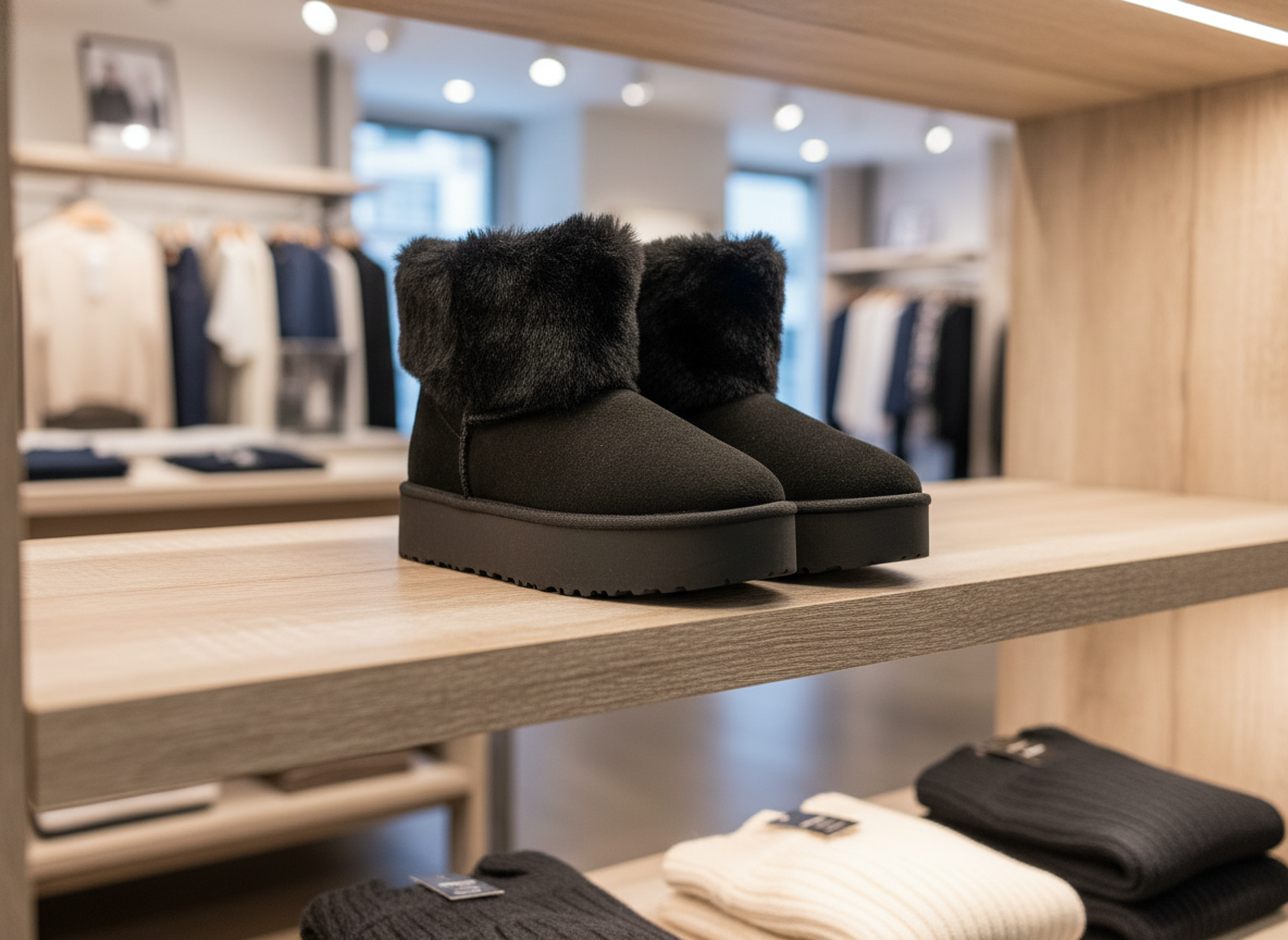 Melni sieviešu ziemas zābaki