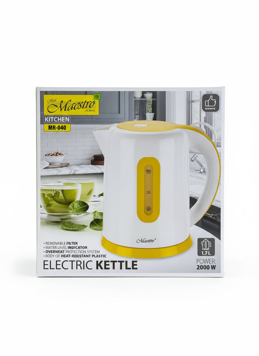 Elektriskā tējkanna Maestro 1.7 L, 2000 W