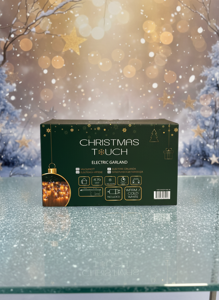 Tikai kaste ar ziemas fonu - priekšējais skats