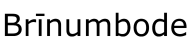 Brīnumbode logo
