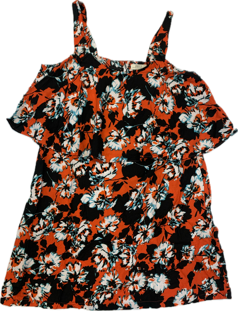 Sieviešu kleita ar ziediem – Papaya – UK 18