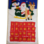 Ziemassvētku dekors – Adventes kalendārs – Made in China