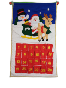 Ziemassvētku dekors - Adventes kalendārs - Made in China