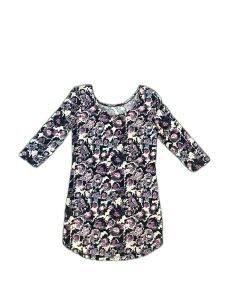 Sieviešu krekls ar ziediem - Papaya - UK10