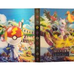 Pokemon Kāršu Albūms – Vieta 120 kārtīm Dizains Silver Tempest