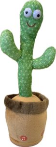 Bērnu rotaļlieta - dejojošs kaktuss ar gaismas un skaņas efektiem