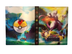 Pokemon Kāršu Albūms - Vieta 120 kārtīm Dizains 6 Mewtwo 2