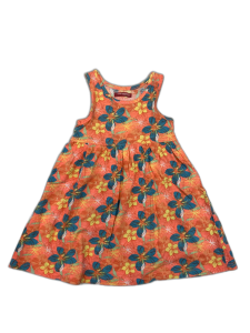 Meiteņu kleita ar ziediem - Young Dimension - 3 / 4 gadi