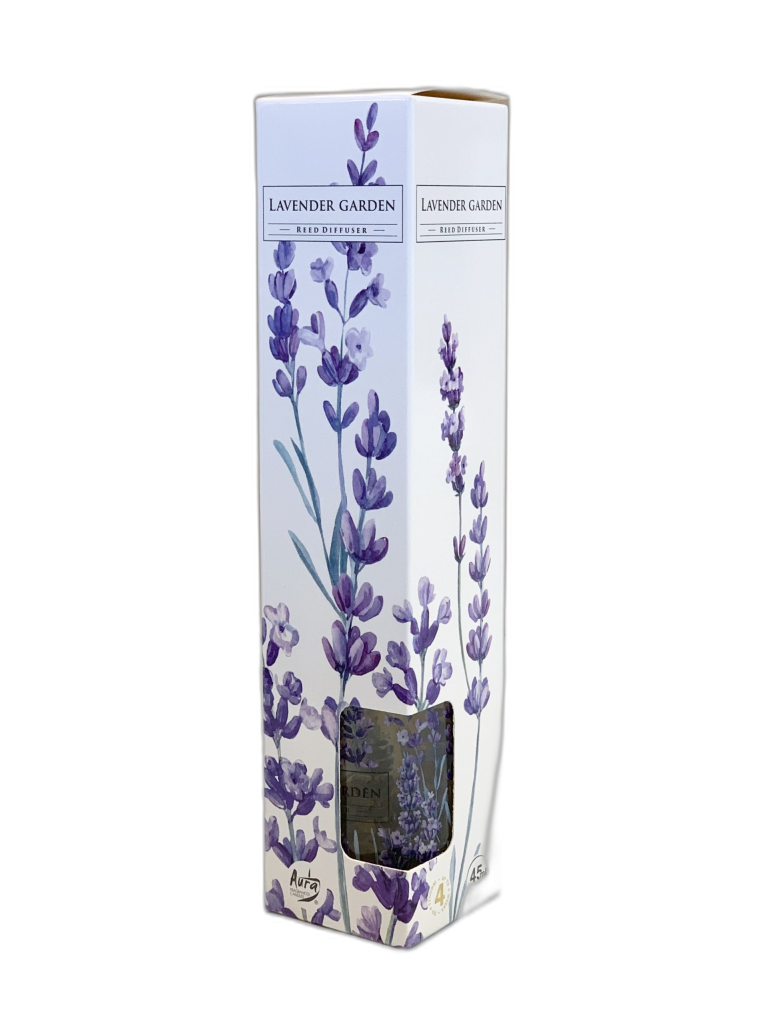 Aromātiskie kociņi – Aura – Lavender Garden Reed Diffuser