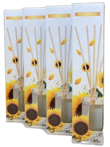 Aromātiskie kociņi - Aura - Sunflowers Reed Diffuser