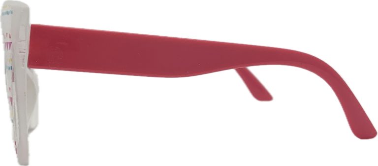 Bērnu saulesbrilles – Cat Eye – Polarizētas – 40-20-120 – Balta