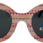 Bērnu saulesbrilles – Cat Eye – Polarizētas – 40-20-120 – Rozā