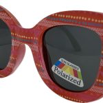 Bērnu saulesbrilles – Cat Eye -Polarizētas – 40 – 20 – 120 – Sarkana