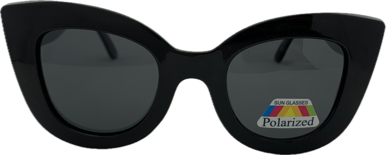 Bērnu saulesbrilles – Cat Eye -Polarizētas – 40 – 20 – 120 – Melna
