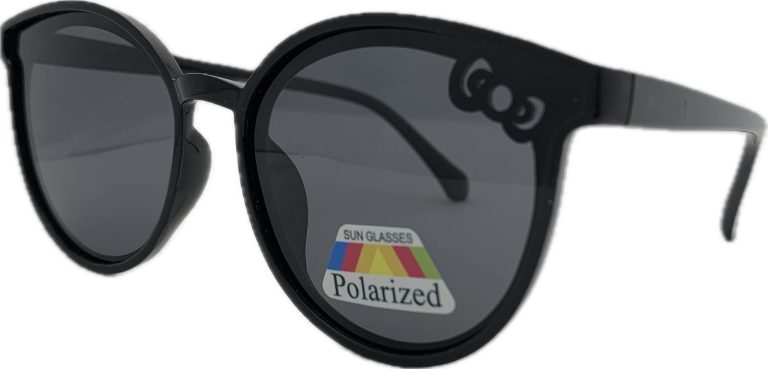 Bērnu saulesbrilles – Polarizētas – Cat Eye – 50 – 13 – 122 – Melna