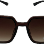 Sieviešu saulesbrilles – TOP – Square – Cat.3 –  UV 400 – 56 – 20 – 137 – Brūna