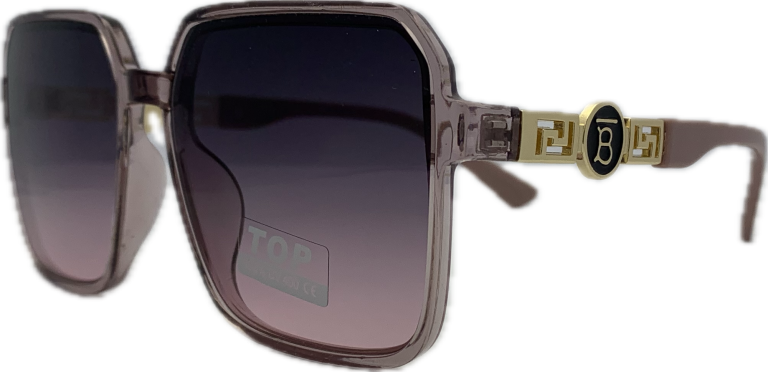 Sieviešu saulesbrilles – TOP – Square – Cat.3 –  UV 400 – 56 – 20 – 137 – Violeta