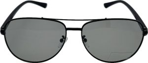 Vīriešu saulesbrilles - Polarizētas - UV 400 - 62 - 16 - 145 - Melna