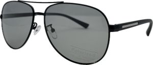 Vīriešu saulesbrilles - Polarizētas - UV 400 - 62 - 16 - 145 - Melna