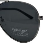 Vīriešu saulesbrilles – Polarizētas – UV 400 – 60 – 14 – 138 – Pelēka