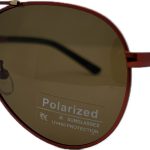 Vīriešu saulesbrilles – Polarizētas – UV 400 – 60 – 14 – 138 – Sarkana