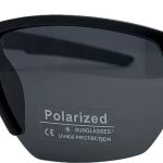 Vīriešu saulesbrilles – Sporta – Polarizētas – UV 400 – 60 – 16 – 135 – Melna ar sarkanu
