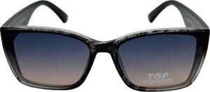 Sieviešu saulesbrilles - TOP - Square - Cat.3 -  UV 400 - 62 - 15 - 143 - Pelēka