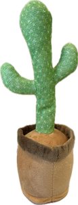Bērnu rotaļlieta - dejojošs kaktuss ar gaismas un skaņas efektiem