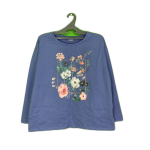 Sieviešu džemperis ar ziediem – Damart – EUR 46 – 48 / UK 14 – 16