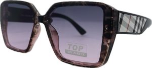 Sieviešu saulesbrilles - Square - Cat.3 UV 400 - TOP - 62 - 14 - 143 - Violeta