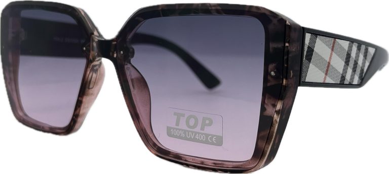 Sieviešu saulesbrilles – Square – Cat.3 UV 400 – TOP – 62 – 14 – 143 – Violeta