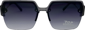 Sieviešu saulesbrilles - Square - Cat.3 UV 400 - TOP - 58 - 20 - 139 - Pelēka