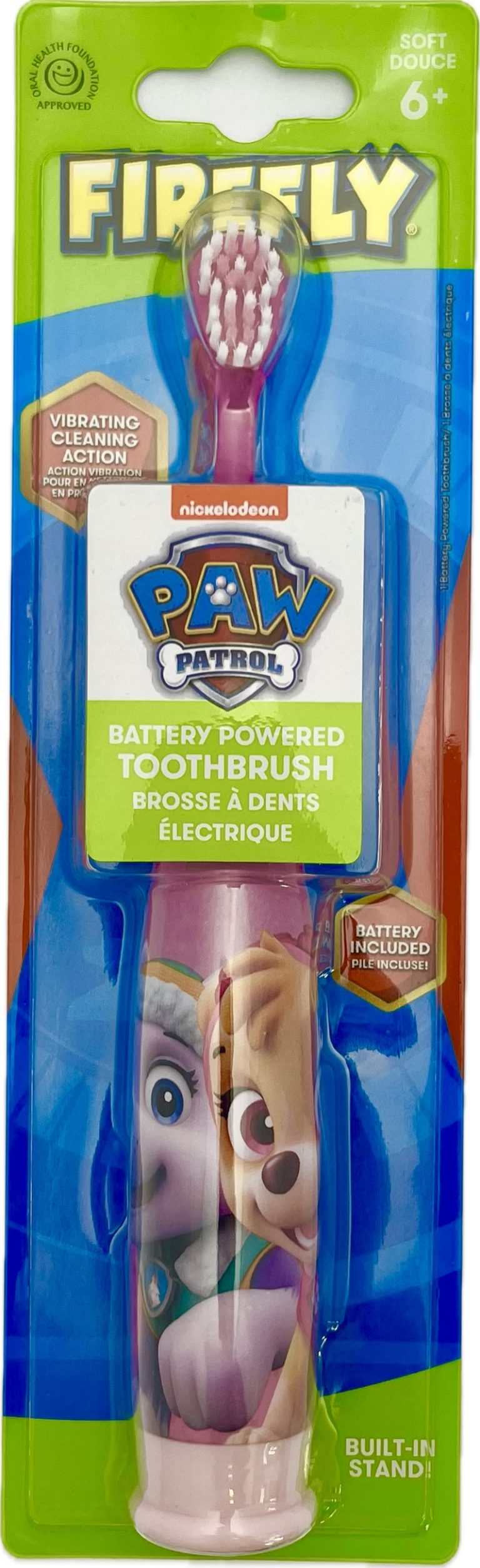 Bērnu elektriskā zobu birste – Firefly – PAW Patrol – 6+