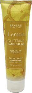 Roku krēms ar glicerīnu un citrona ekstraktu - Revers Cosmetics - Lemon - 125 ml