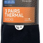 Vīriešu termozeķes – Primark – EU 43-47 – UK 9-12 – 3 gb.