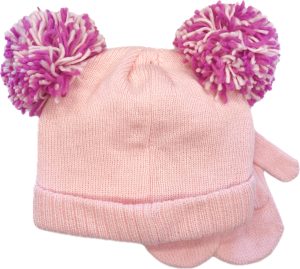 Meiteņu cepure un cimdi - F&F - Peppa Pig - 7-10 gadi - Komplekts